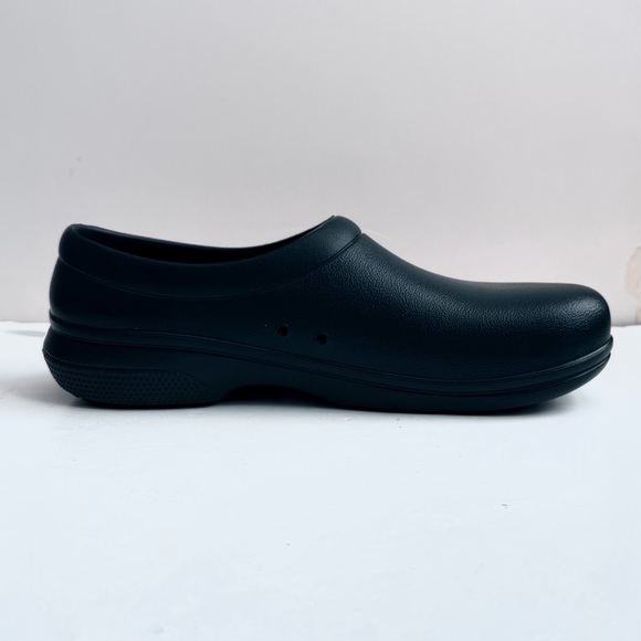 NWOT Crocs On The Clock Work Slip-On Clog Black Size 11 - Picture 4 of 11